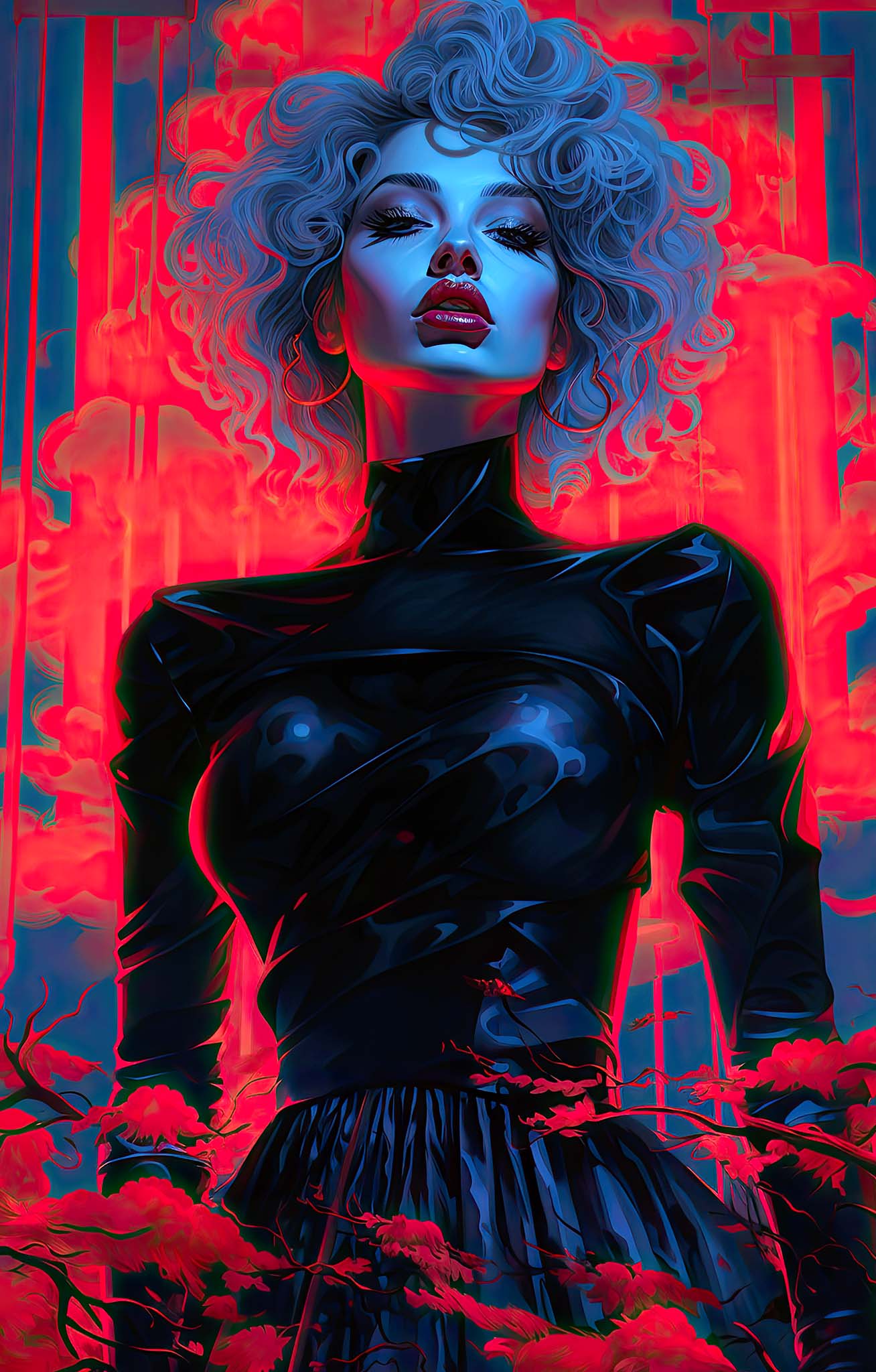 Blacklight Pinups